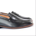Black Ebony 𝗛𝗮𝗻𝗱-𝗺𝗮𝗱𝗲 Penny Loafer - Image 4