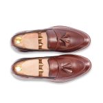Chestnut Brown 𝗛𝗮𝗻𝗱-𝗺𝗮𝗱𝗲 Tassel Loafer - Image 3