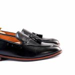 Black Ebony 𝗛𝗮𝗻𝗱-𝗺𝗮𝗱𝗲 Tassel Loafer - Image 5