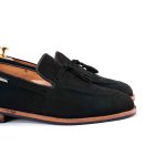 Black Onyx 𝗛𝗮𝗻𝗱-𝗺𝗮𝗱𝗲 Tassel Loafer (𝗦𝘂𝗲𝗱𝗲 𝗘𝗱𝗶𝘁𝗶𝗼𝗻) - Image 5