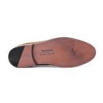 C Olive Taupe 𝗛𝗮𝗻𝗱-𝗺𝗮𝗱𝗲 Tassel Loafer (𝗦𝘂𝗲𝗱𝗲 𝗘𝗱𝗶𝘁𝗶𝗼𝗻) - Image 4